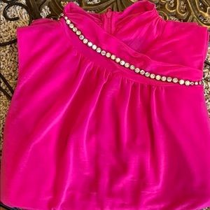 Worthington “Hot Pink” Blouse